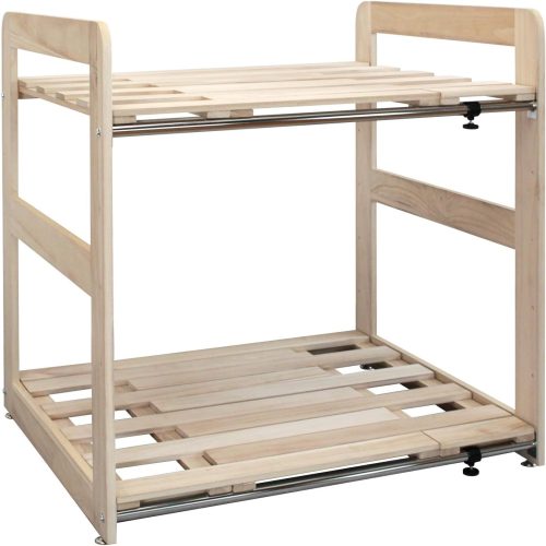 ミヤグチ企販(MIYAGUCHI) 桐スノコ押入れフトン棚2段