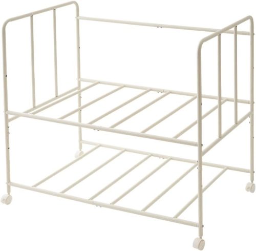 エムール 取り出しやすい 2階建 大容量 布団収納ラック キャスター付き yo-fr301