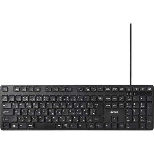 バッファロー(BUFFALO) 有線キーボード BSKBU320BK_ia