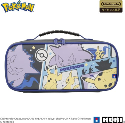 ホリ(HORI) ポケットモンスター ミディアムポーチ for Nintendo Switch ピカチュウ & ゲンガー with ミミッキュ NSW-412