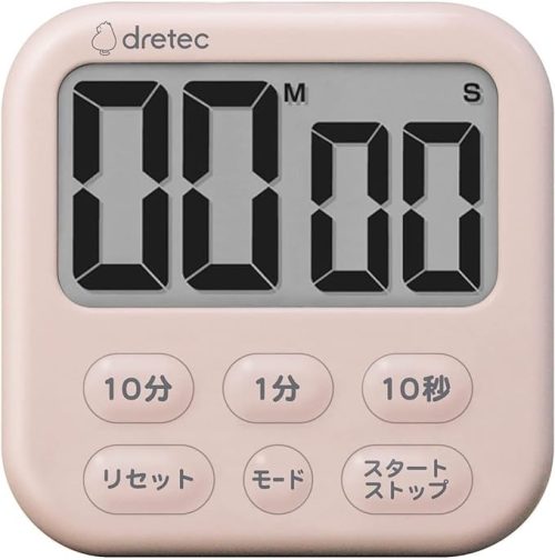 ドリテック(DRETEC) 大画面タイマー シャボン6 T-615