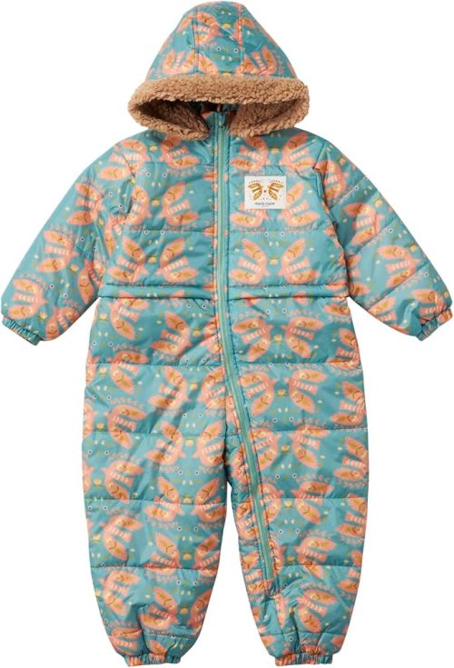 marie claire 蝶柄スノージャンプスーツ