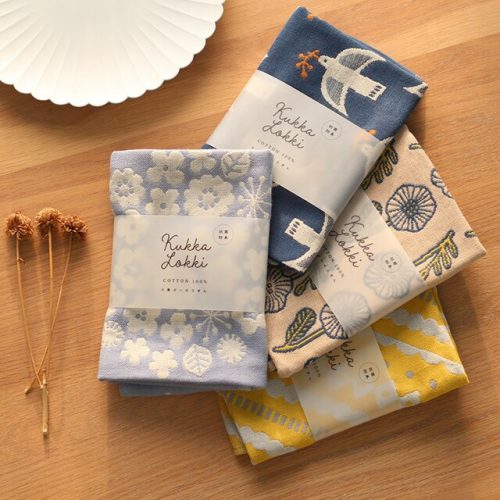 ビスク(BISQUE) Kukka Lokki 3重ガーゼふきん 7186kkl111