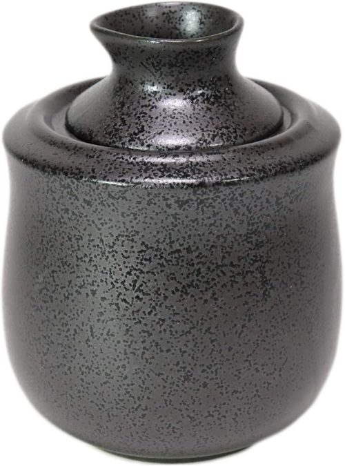 セトモノホンポ(Setomonohonpo) 黒結晶酒燗器