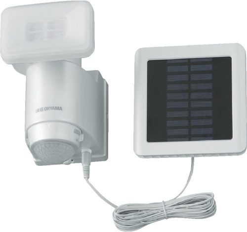 アイリスオーヤマ(IRIS OHYAMA) LED防犯センサーライト ソーラー式 パールホワイト LSL-SBSN-400