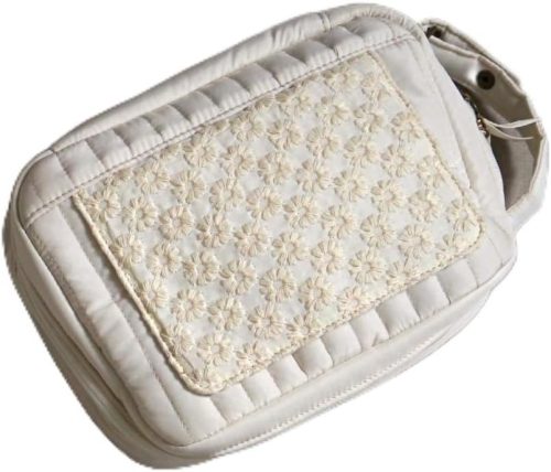 ホッペッタ(Hoppetta) flower刺繍ワンタッチおむつポーチ