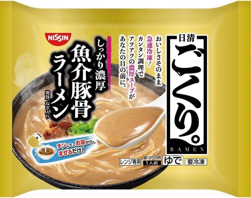 日清食品冷凍 日清ごくり。 濃厚魚介豚骨ラーメン