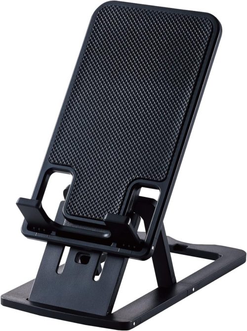 エレコム(ELECOM) コンパクトスマホスタンド ニンテンドースイッチ対応 P-DSCHCMPBK