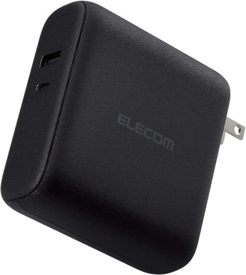 エレコム(ELECOM) AC充電器一体モバイルバッテリー 10000mAh DE-AC07-10000