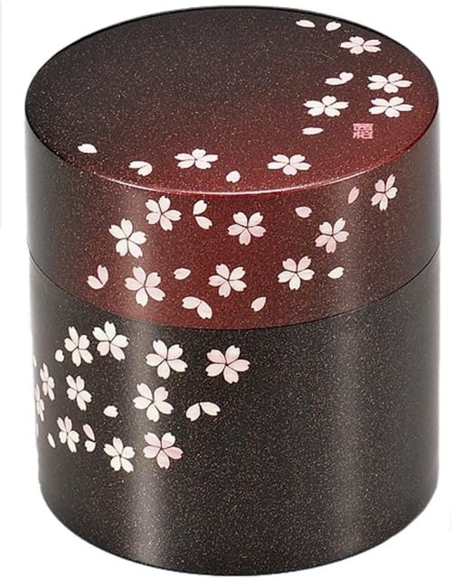 たつみや(Tatsumiya) HAKOYA 茶筒 350ml 茜桜 56753