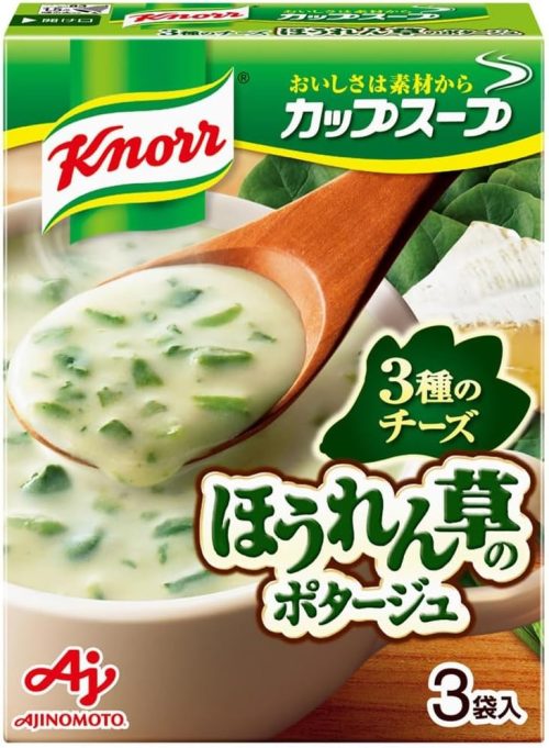 味の素 クノール カップスープ チーズ仕立てのほうれん草のポタージュ