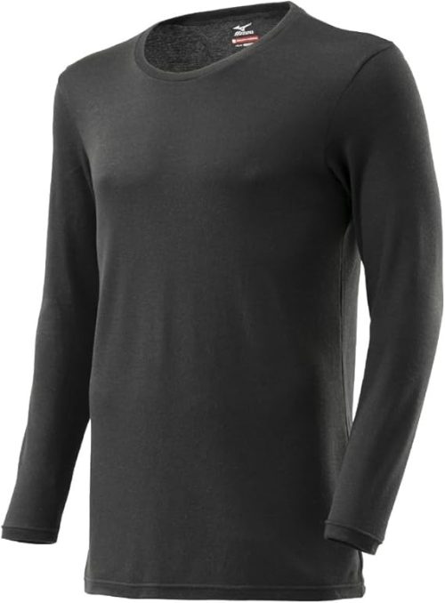 ミズノ(MIZUNO) 発熱素材 ブレスサーモアンダーウエア 中厚ソフト for Daily クルーネック長袖シャツ C2JAA621