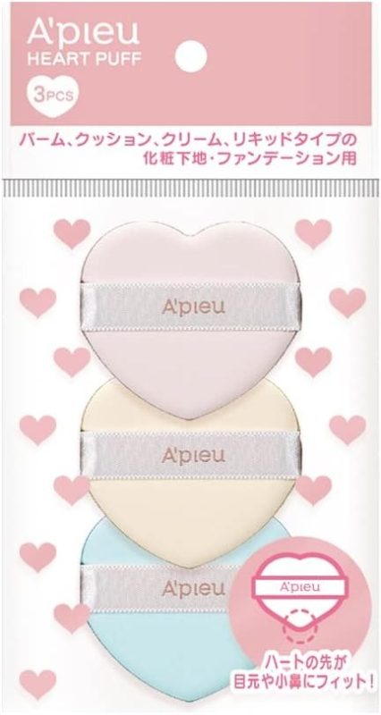 アピュー(A’pieu) ハートパフ 3P