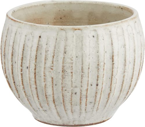 光陽陶器 ろくろ粉引 削ぎ汲み出し碗 20729