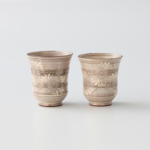 たち吉 京焼・清水焼 京三島 夫婦湯呑