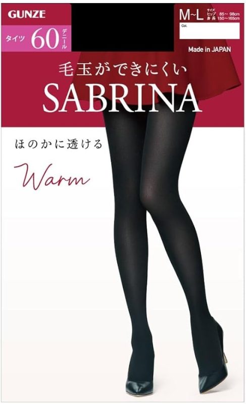 グンゼ(GUNZE) サブリナ60デニール ウォーム タイツ