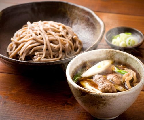 食彩北国市場 手打ちそばさくら 鴨せいろセット