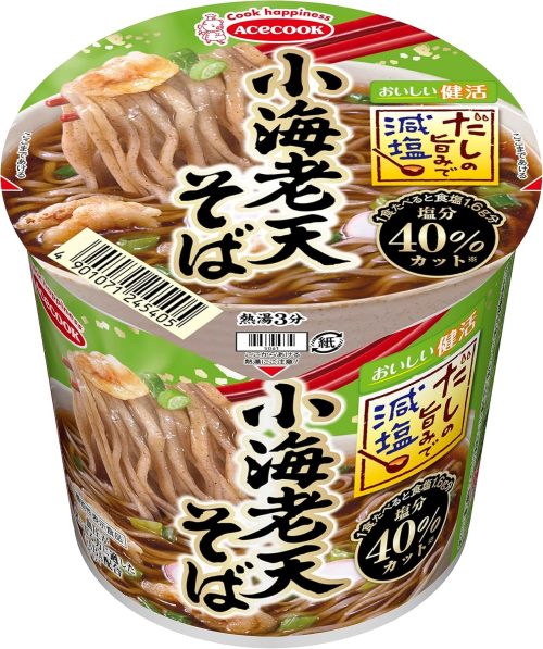 エースコック(ACECOOK) だしの旨みで減塩 小海老天そば