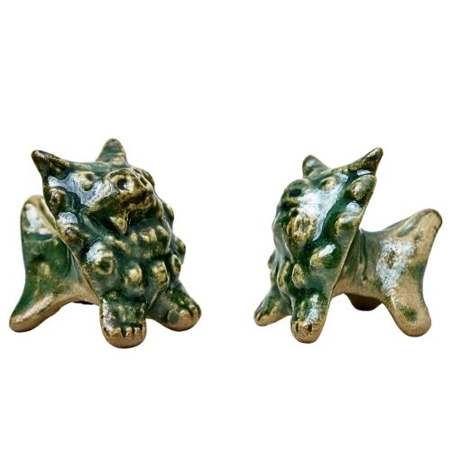 光男シーサー美術館 箸置開運シーサーペア