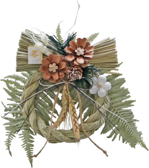 山一商店 正月飾り しめ飾り 和風ボタニカル 杏 K-707