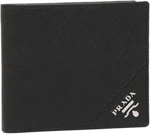 プラダ(PRADA) コインポケット付 サフィアーノトライアングル財布