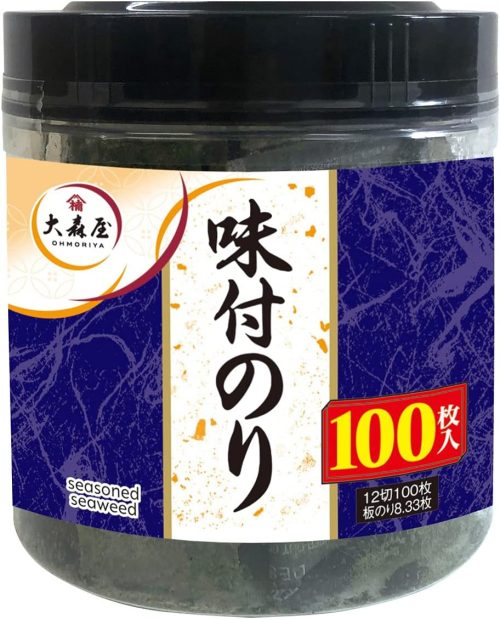 大森屋(OHMORIYA) 味付のり100枚卓上容器入り