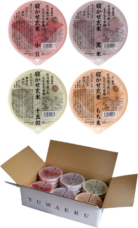 結わえる(Yuwaeru) 寝かせ玄米4種ミックス