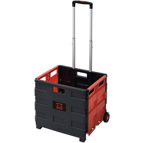 山善(YAMAZEN) 折りたたみオリコンキャリー 42Lタイプ WOC-42