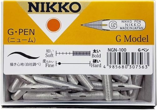 日光(NIKKO) ペン先 Gペン ニューム 100本入