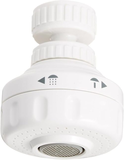 水生活製作所(MIZSEI) 首振り節水キッチンシャワー HV-203SV