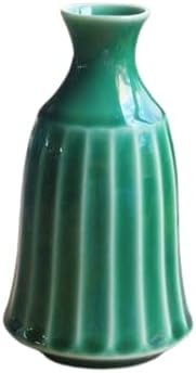 サラセラジャパン(SARA-CERA-JAPAN) しのぎ 織部グリーン 徳利