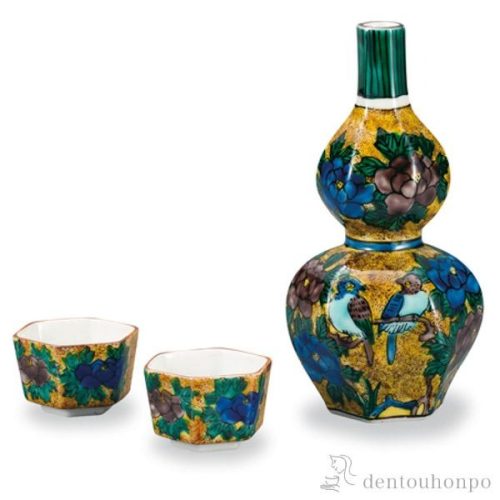 九谷焼 晩酌揃 吉田屋花鳥