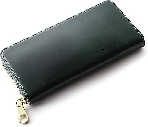 チマブエ(CIMABUE) アニリンコードバン ラウンドファスナー長財布