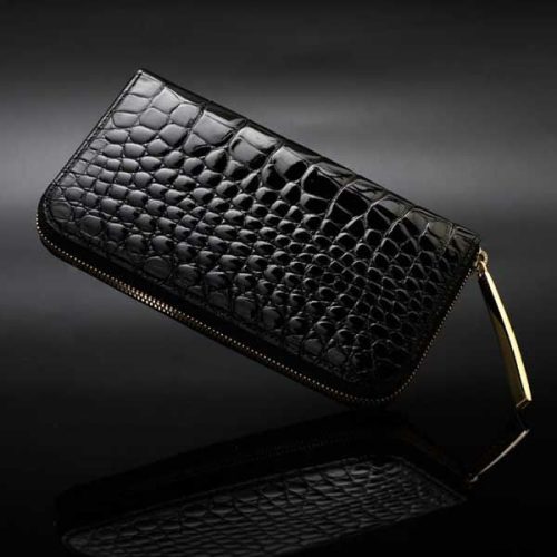 池田工芸 長財布Crocodile Long Wallet W 内装ダブルゴールドパイソン