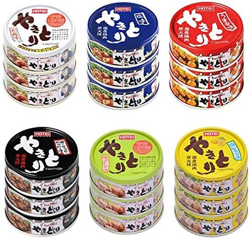ホテイフーズ(HOTEI) やきとり缶詰 6品種18缶 詰め合わせ