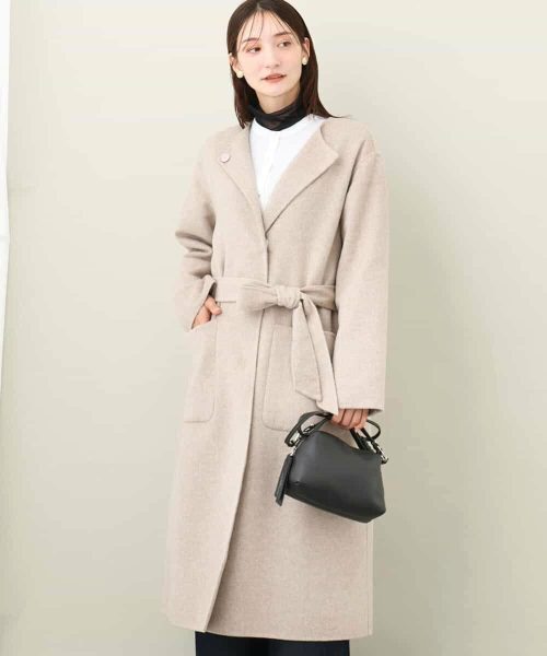 エムケーミッシェルクラン(MK MICHEL KLEIN) スムースリバーロング丈コート