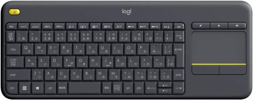 ロジクール(Logicool) ワイヤレスタッチキーボード K400pBK