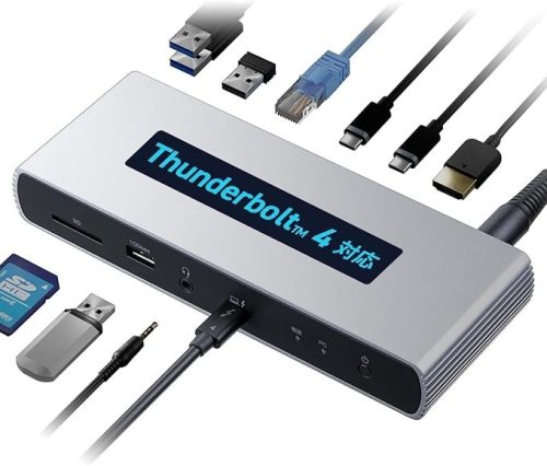 サンワサプライ(SANWA SUPPLY) Thunderbolt4 ドッキングステーション  400-VGA027