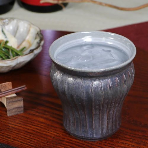 マルイチ奥田陶器 信楽焼 焼酎カップ 330ml w416-12