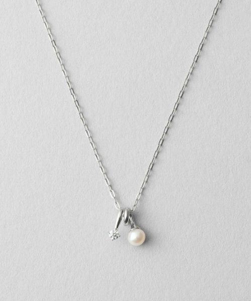 ジュエッテ(Jouete) ステートメント ネックレス パール×ジルコニア