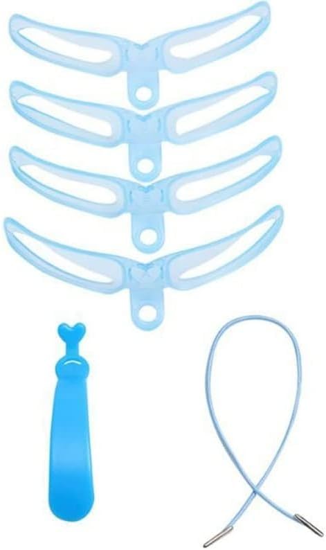 WaxWax 男性眉 4種類 メンズ眉毛 テンプレート ブルー