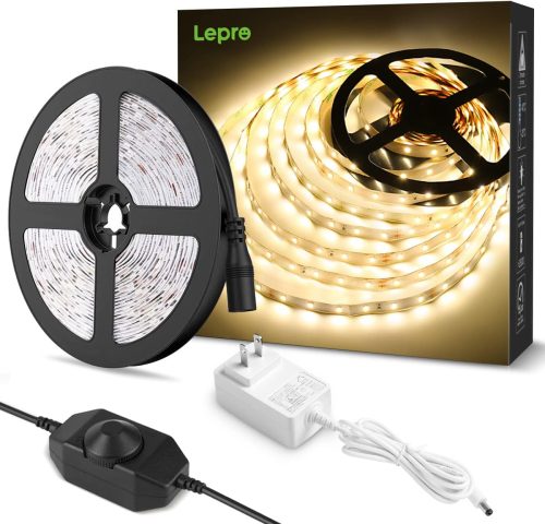 Lepro LEDテープライト 電球色 5m 12v 高演色タイプ 2835SMD