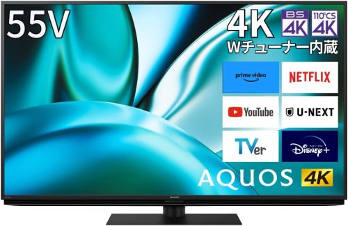 シャープ(SHARP) 4K液晶テレビ 4T-C55FN2 2023