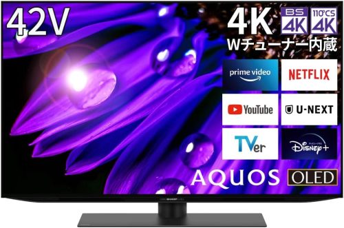 シャープ(SHARP) AQUOS OLED 4K有機ELテレビ 4T-C42EQ2 2022