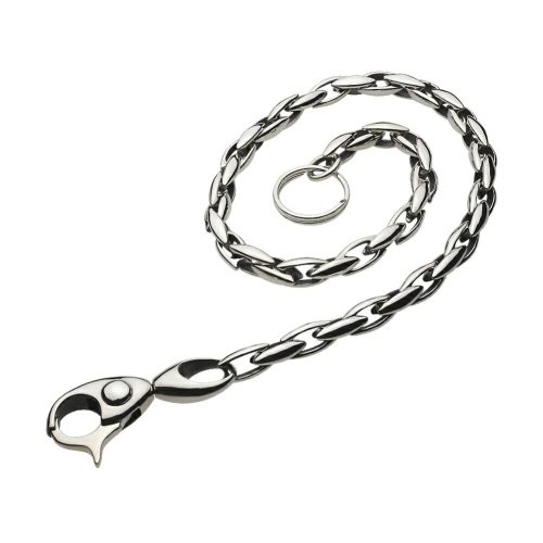 セノーテ(cenote) s0128 シルバーアクセサリー 菱形 ウォレットチェーン キーリング付き