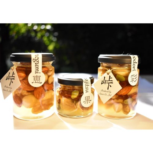 澤株式会社 峠の恵・峠の彩・峠の果実 ナッツ・ドライフルーツの蜂蜜漬3種セット SW-NDH-K3