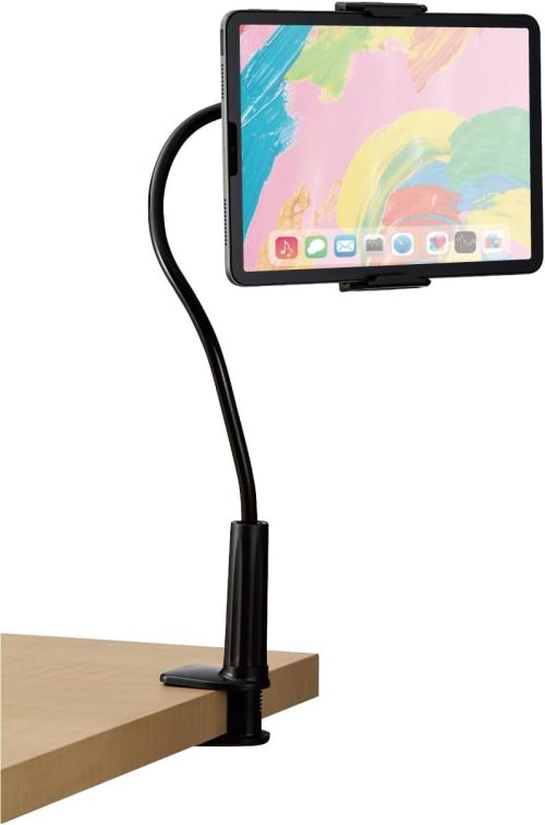 エレコム(ELECOM) 自由に調整フレキシブルアームタブレットスタンド TBWDSLARMBK