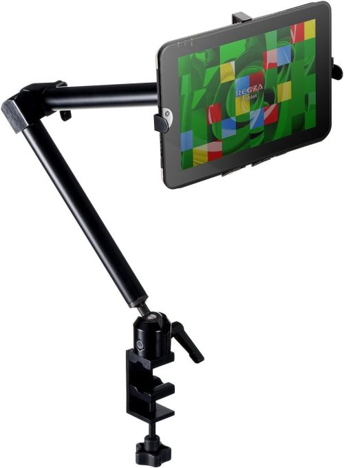 サンワサプライ(SANWA SUPPLY) タブレットアーム ベッド デスク取付 7～12インチ クランプ式 100-MR068