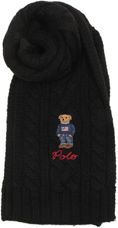 ポロラルフローレン(Polo Ralph Lauren) RECYCLED CABLE BEAR SCARF