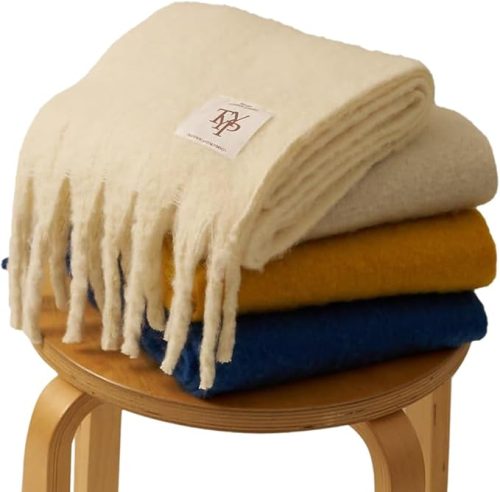 チャオパニック ティピー(CIAOPANIC TYPY) 静電気防止 太フリンジマフラー